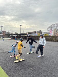 スクール中の写真