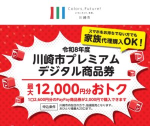 川崎プレミアム商品券使えるお店